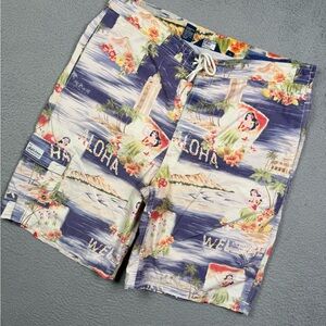 Polo‎ Ralph Lauren Hawaii Aloha Hula Swim Trunks
